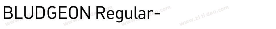 BLUDGEON Regular字体转换